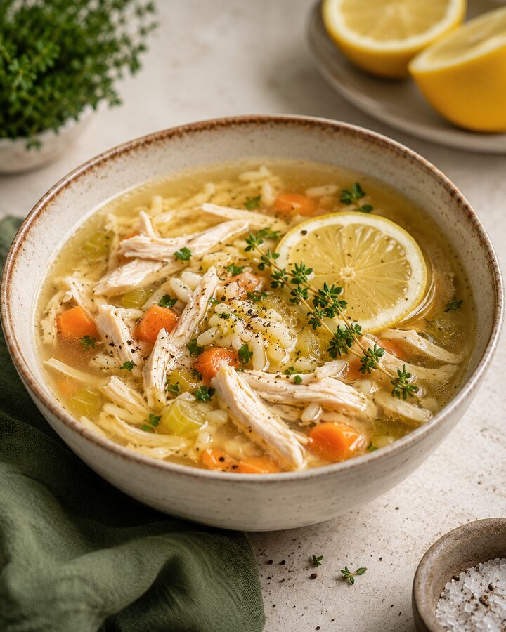 Lemon Chicken Protein Soup