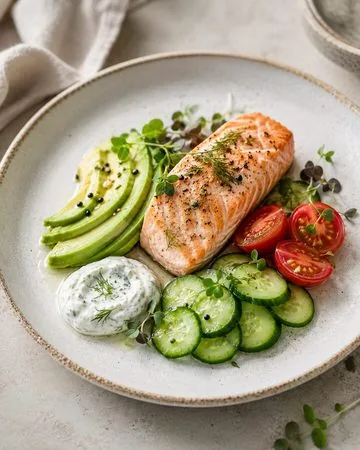 Salmon Avocado Mini Plate