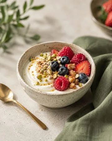 Greek Yogurt Cheesecake Bowl